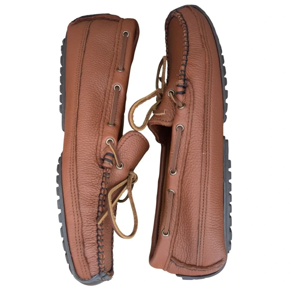 Minnetonka‎ Men's Moosehide Weekender Moccasin Loafer SZ: 15